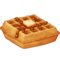 Waffle emoji on Facebook